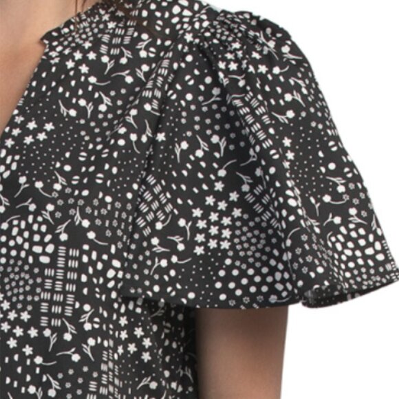 SUGAR LIPS Floral Print Short Sleeve Mini Dress - Picture 3 of 3